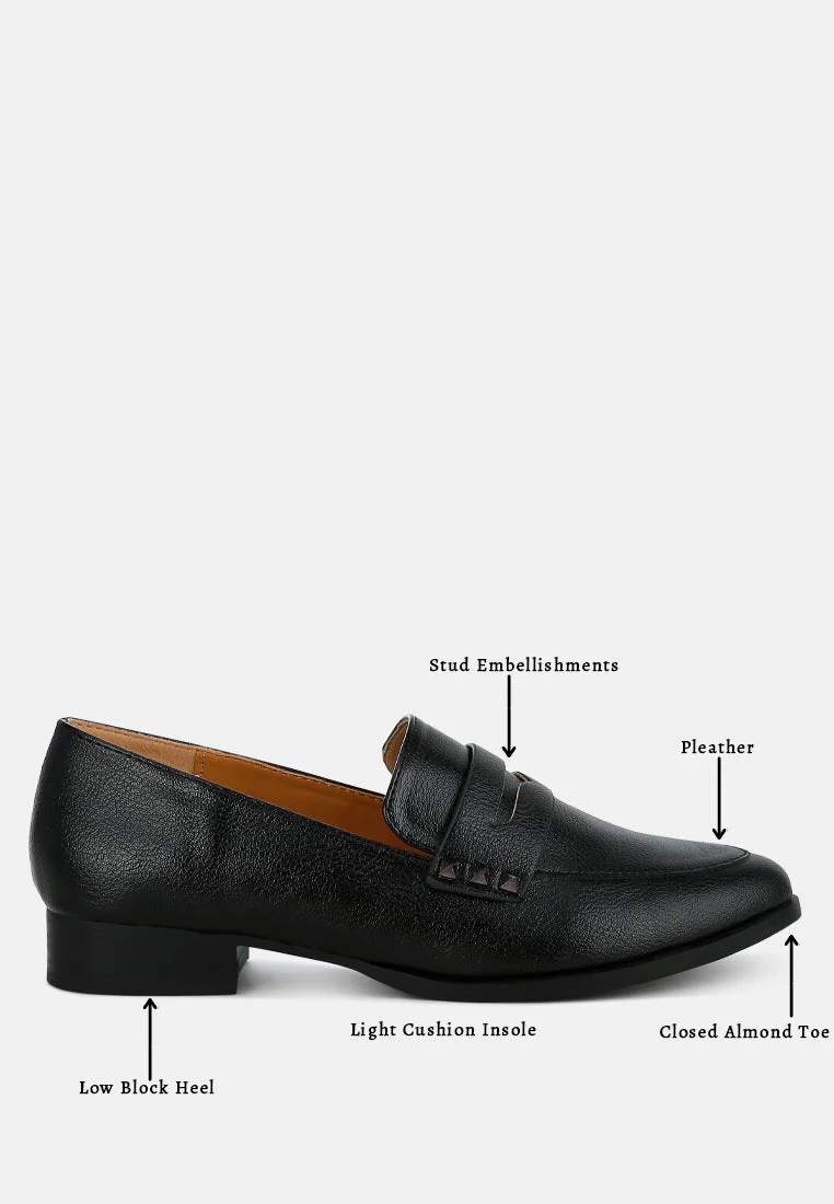 Potania Penny Strap Metallic Loafers - Image 12
