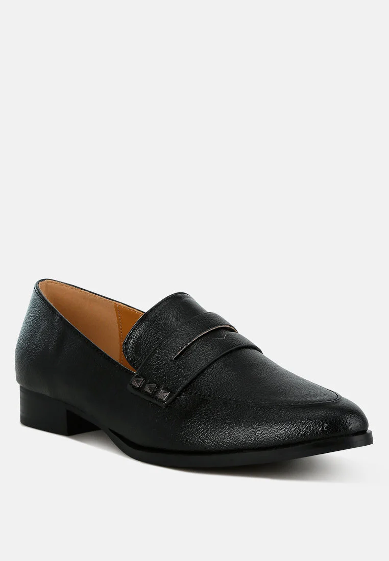 Potania Penny Strap Metallic Loafers - Image 7