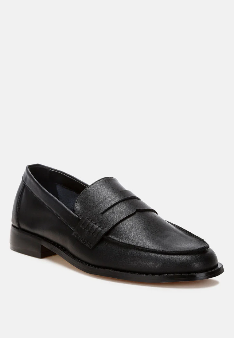 Reiga Low Block Heel Loafers - Image 11