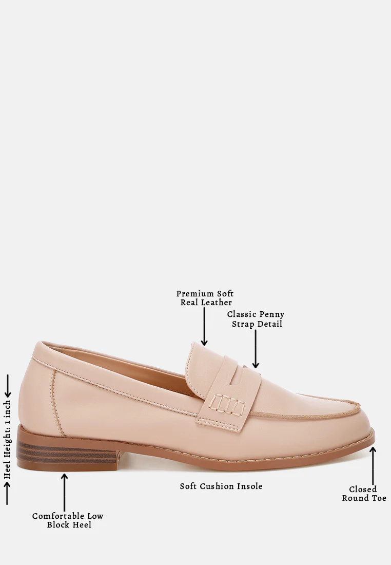 Reiga Low Block Heel Loafers - Image 7
