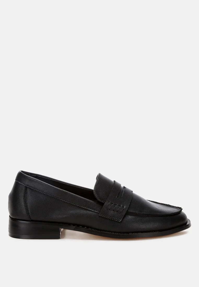 Reiga Low Block Heel Loafers - Image 9