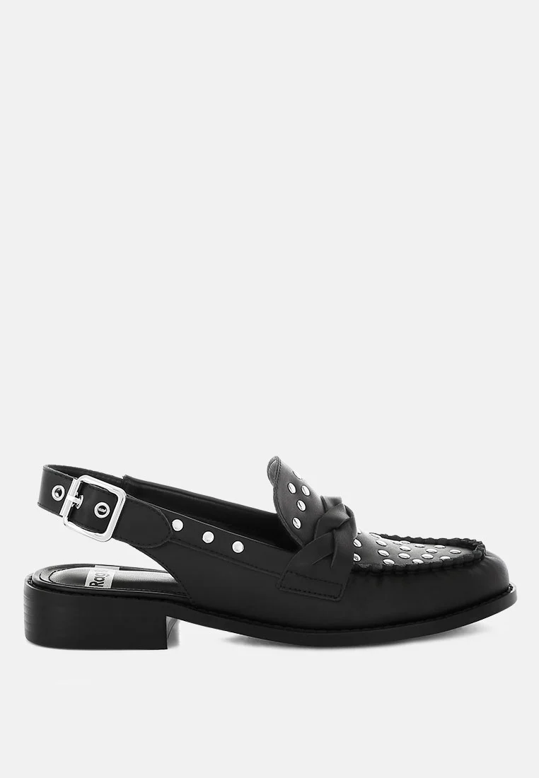 Remykin Braided Penny Strap Loafers - Image 11