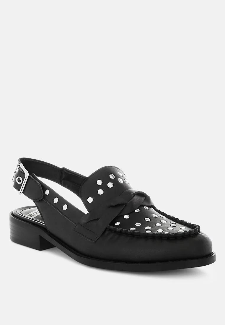 Remykin Braided Penny Strap Loafers - Image 12