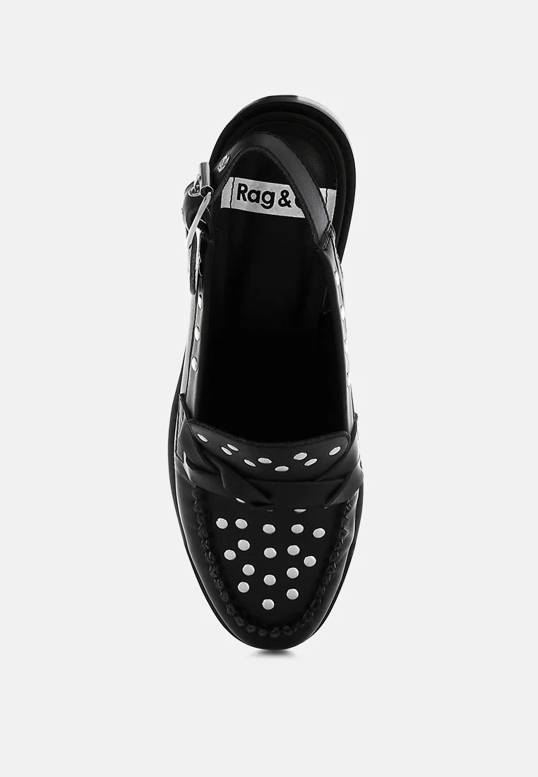 Remykin Braided Penny Strap Loafers - Image 14