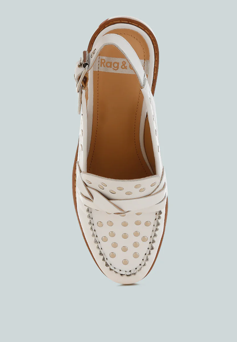 Remykin Braided Penny Strap Loafers - Image 4