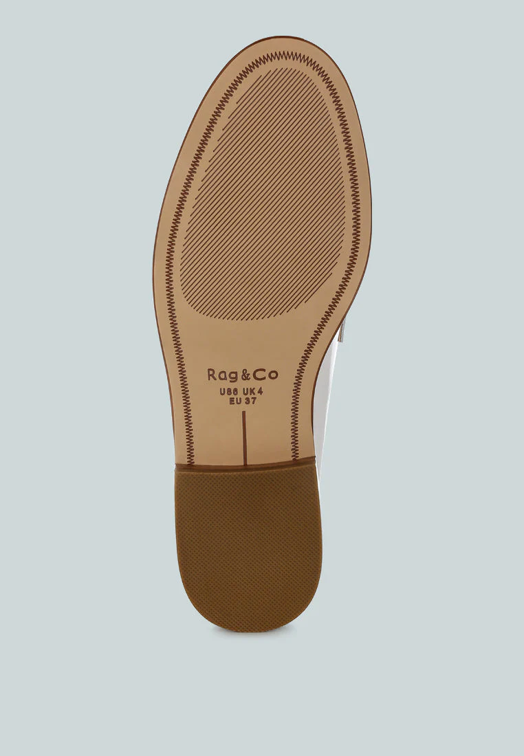 Roxana Real Leather Penny Strap Loafers - Image 7