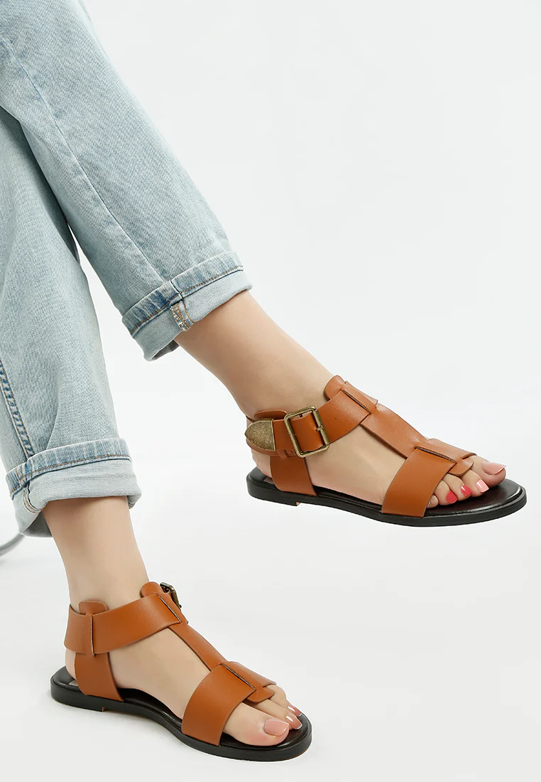 Shayla Gladiator Flat Sandals - Image 13