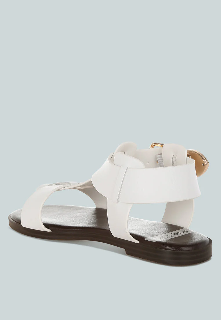 Shayla Gladiator Flat Sandals - Image 4