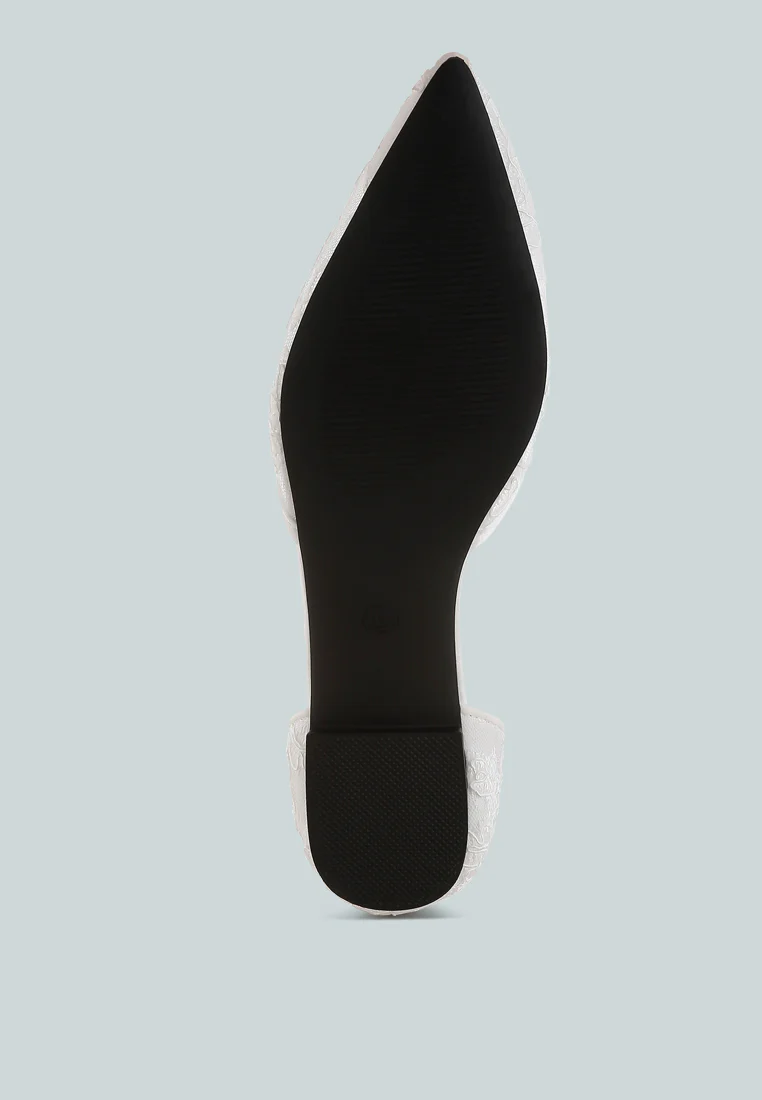 Shrami Pearl & Rhinestone Strap Flat Sandals - Image 13