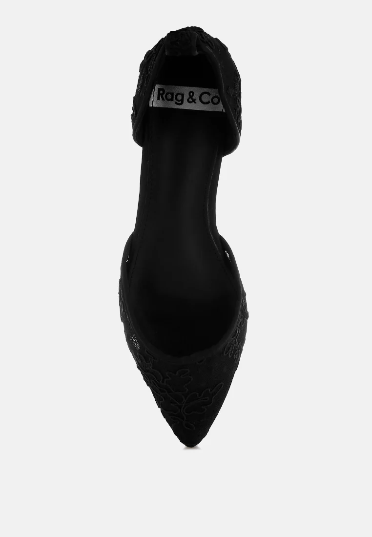 Shrami Pearl & Rhinestone Strap Flat Sandals - Image 20