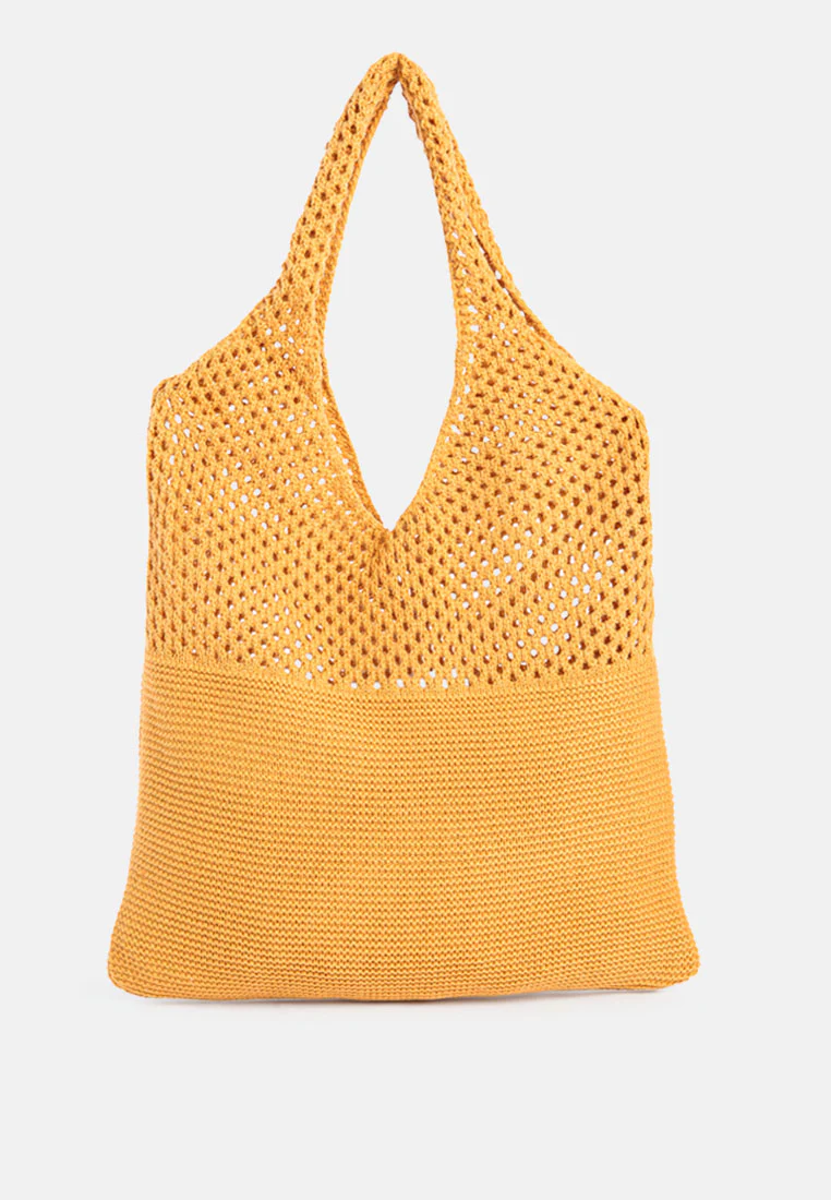 SOMERSET Knitted Woollen Tote Bag - Image 10