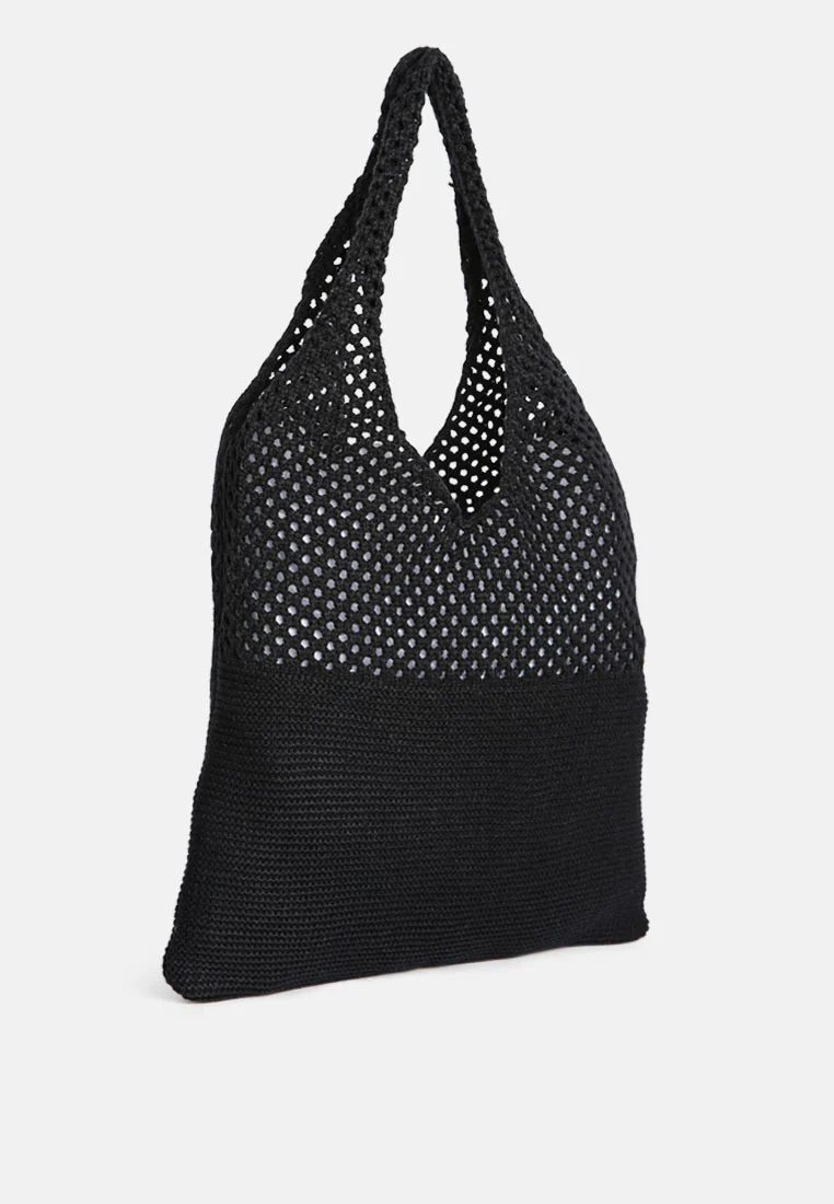 SOMERSET Knitted Woollen Tote Bag - Image 15
