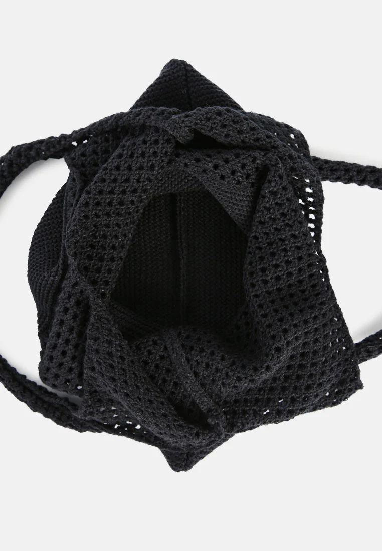 SOMERSET Knitted Woollen Tote Bag - Image 17
