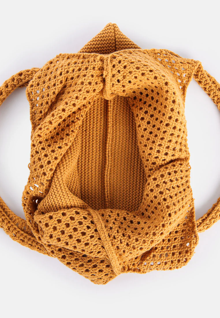 SOMERSET Knitted Woollen Tote Bag - Image 9