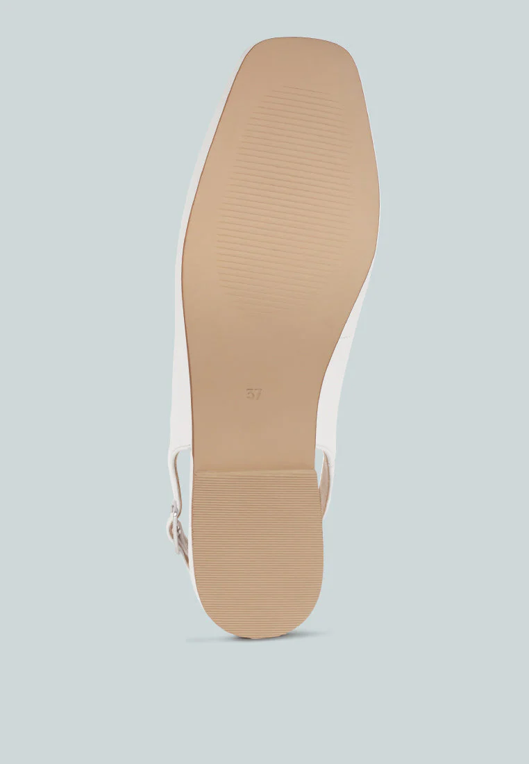 Sozani Real Soft Leather Slingback Flats - Image 5