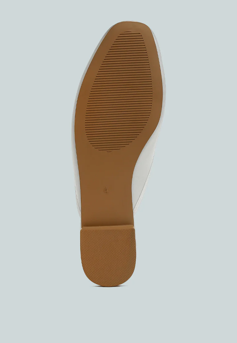 Taylena Satin Bow Detail Mules - Image 5