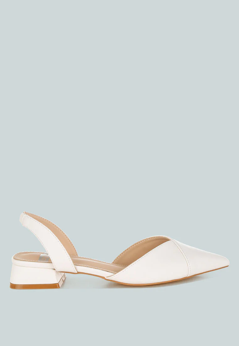 Tijay Soft Real Leather Slingback Sandals