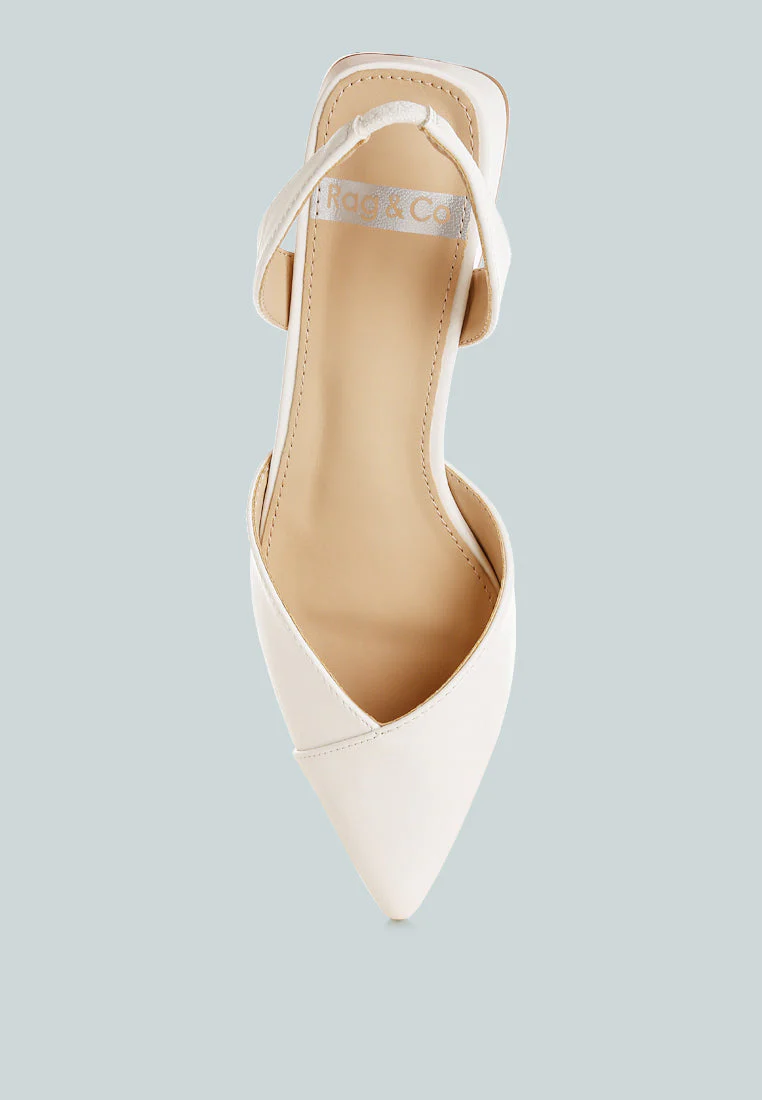 Tijay Soft Real Leather Slingback Sandals - Image 4