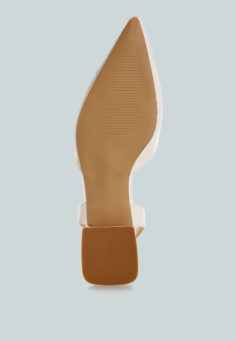 Tijay Soft Real Leather Slingback Sandals - Image 5