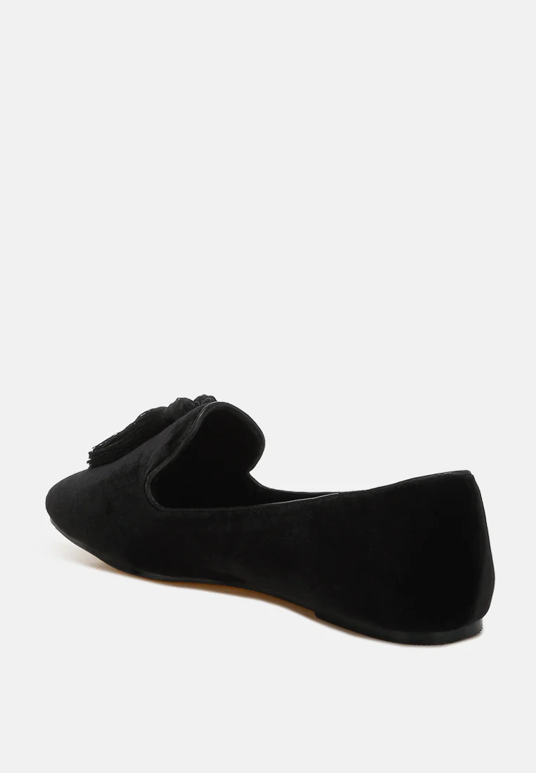 Tromso Iconic Tassel Detail Velvet Loafers - Image 20