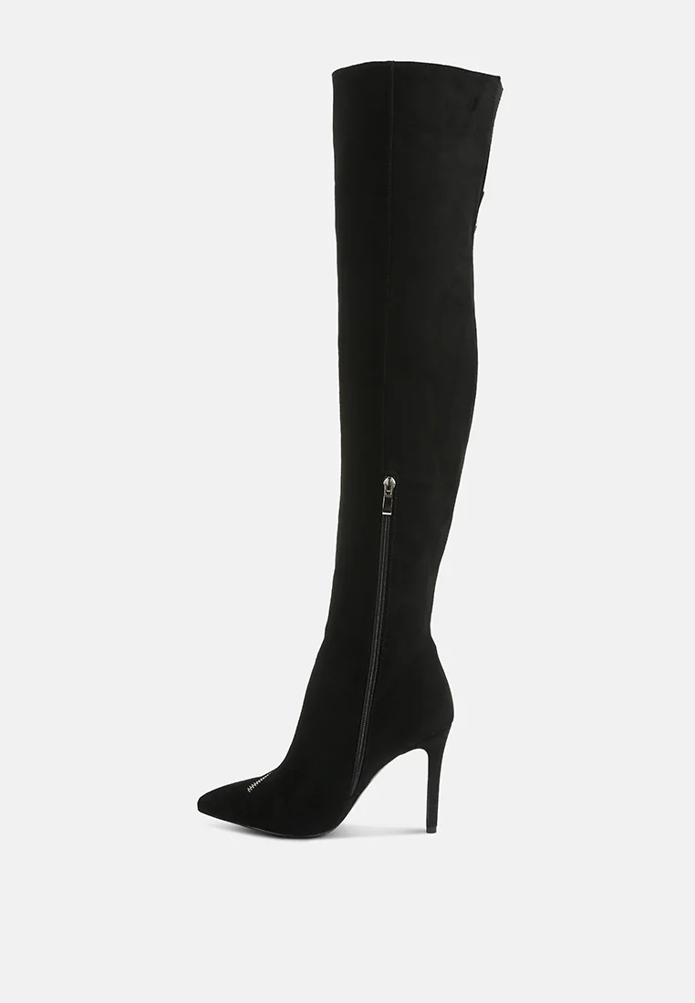 TSARINA Black Zip Around Long Boot - Image 4
