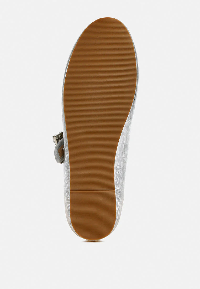 Upstage Brooch Mary Jane Ballerinas - Image 7