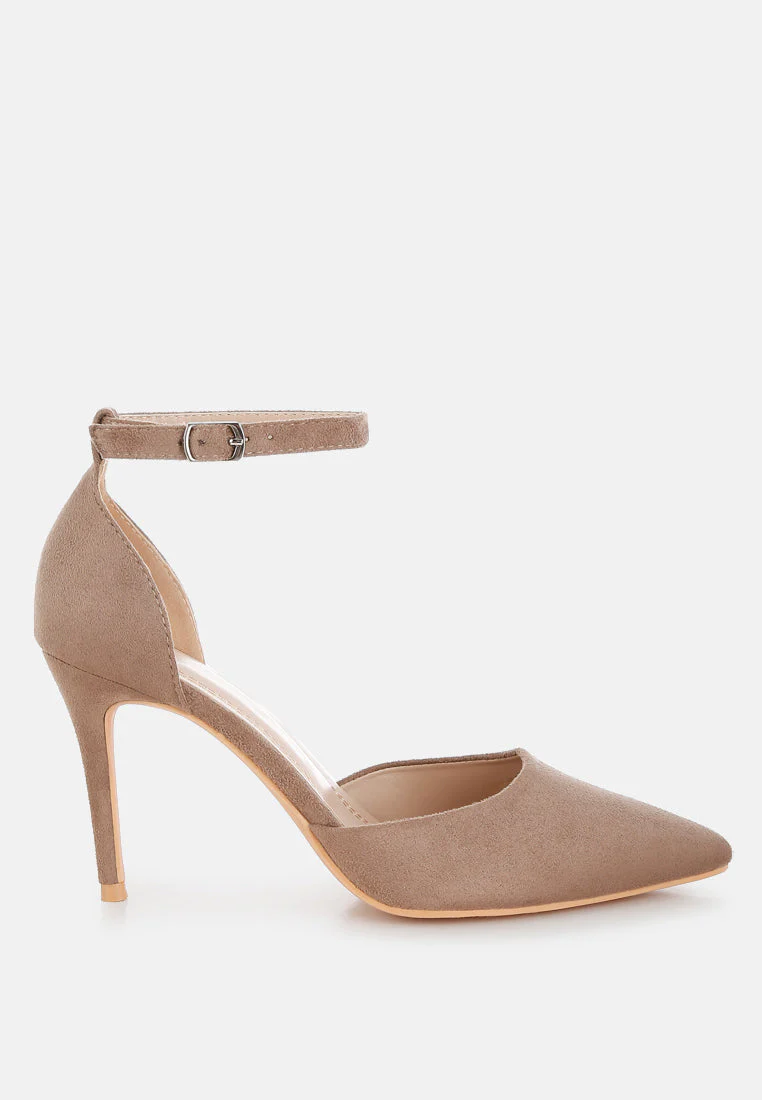 Ushra Microfiber Stiletto Sandals - Image 13