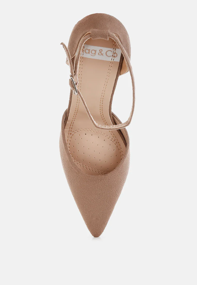 Ushra Microfiber Stiletto Sandals - Image 16