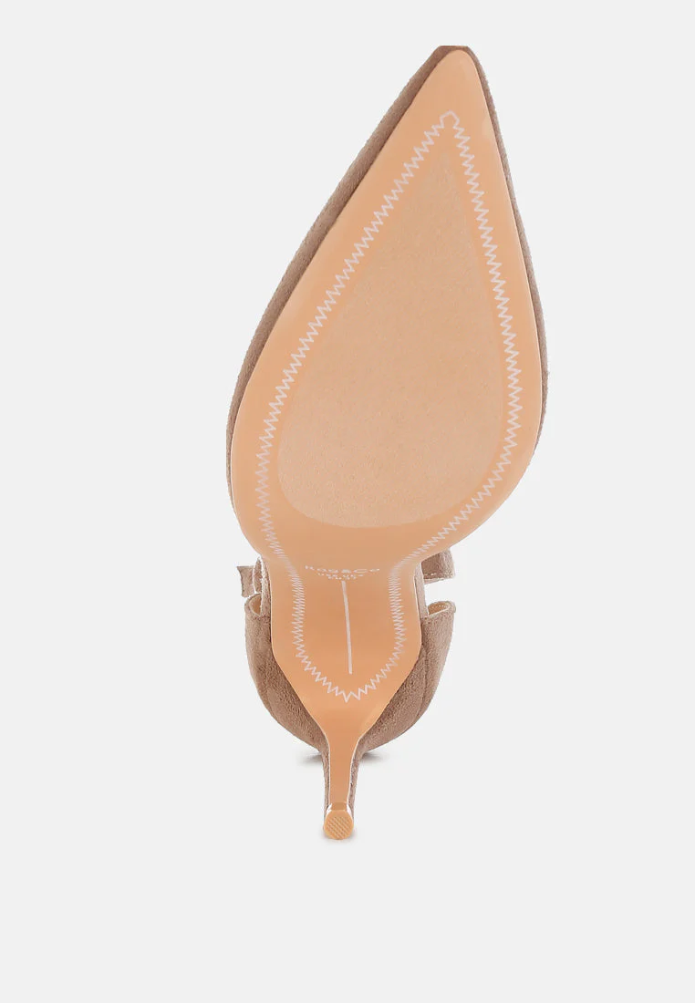 Ushra Microfiber Stiletto Sandals - Image 17