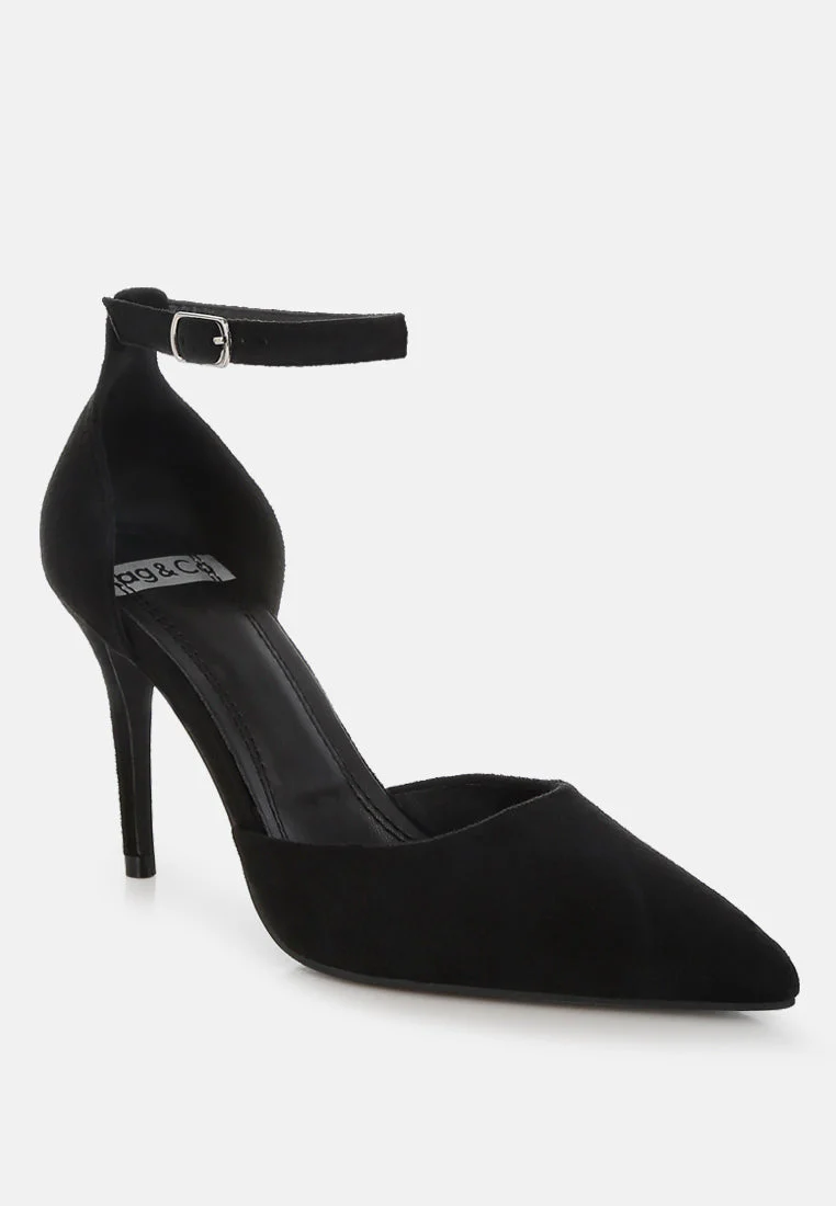 Ushra Microfiber Stiletto Sandals - Image 19