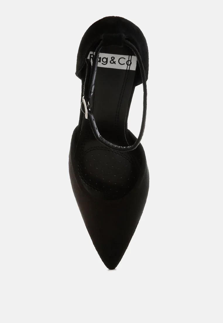 Ushra Microfiber Stiletto Sandals - Image 21