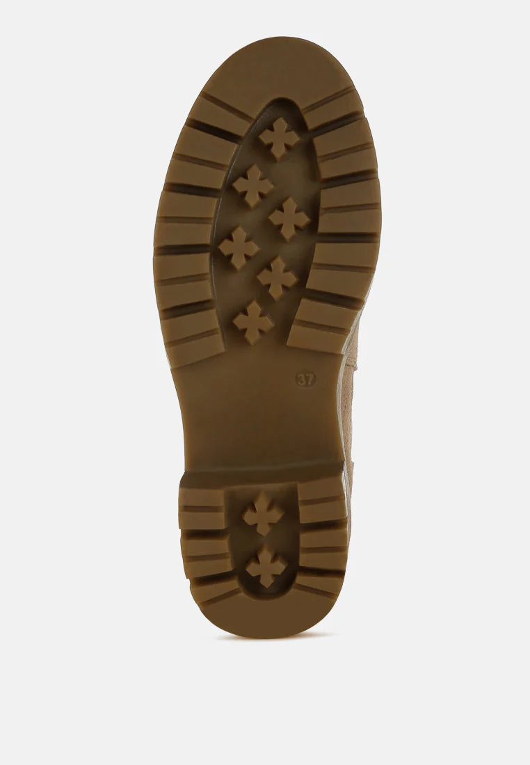 Vostok Suede Chunky Chelsea Boots - Image 10