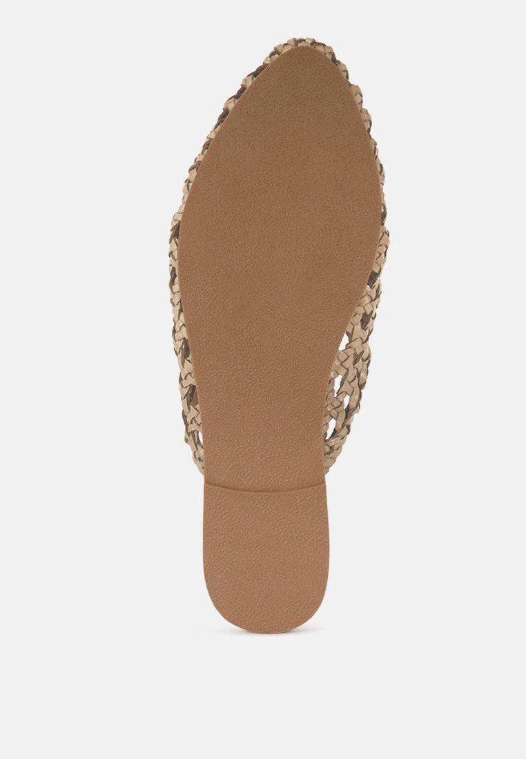 Wendigo Woven Real Leather Mules - Image 12