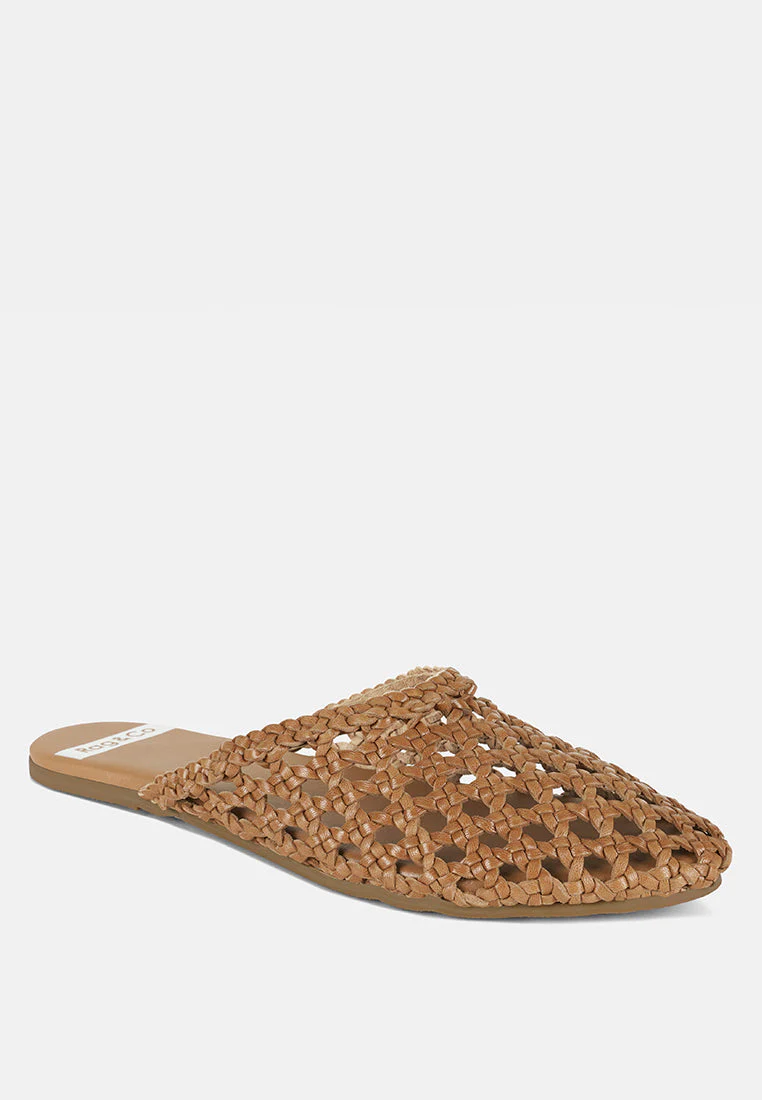 Wendigo Woven Real Leather Mules - Image 15