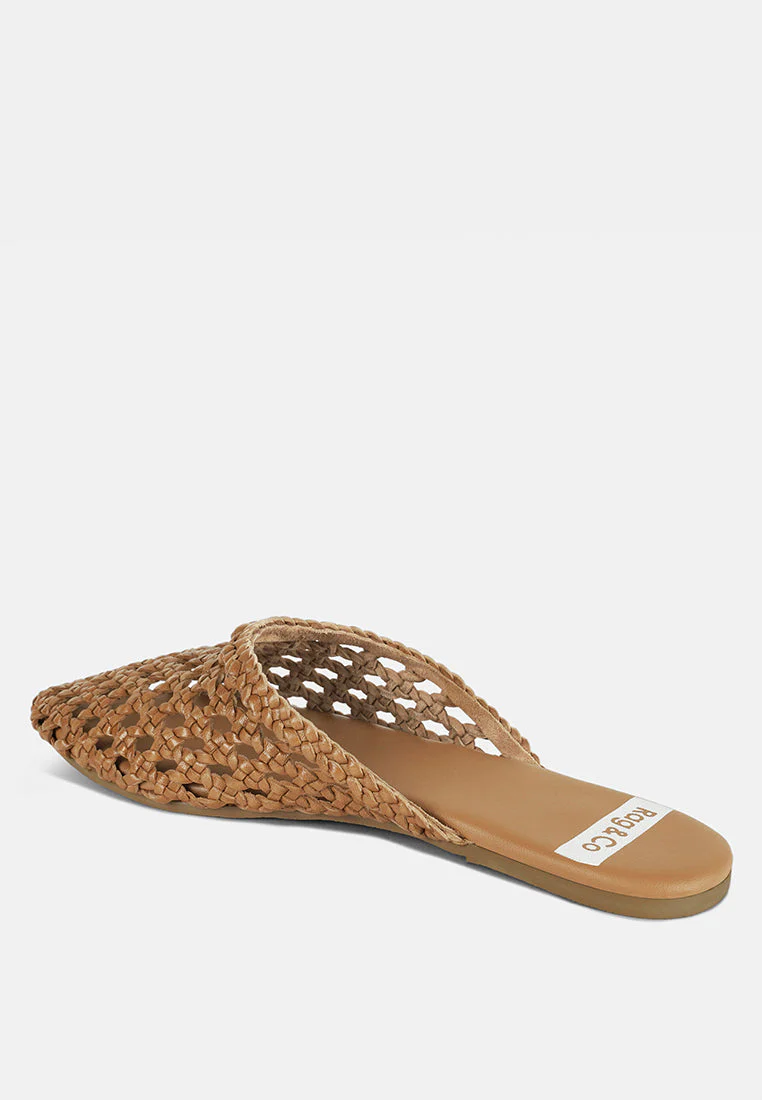 Wendigo Woven Real Leather Mules - Image 16