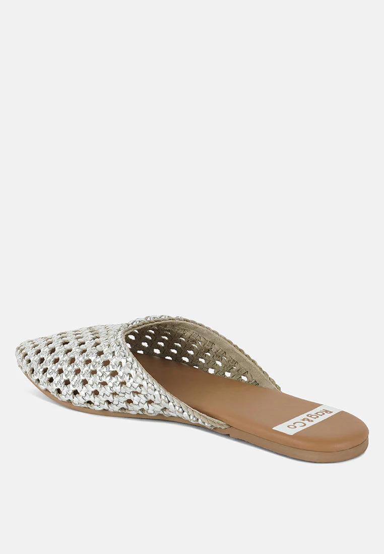 Wendigo Woven Real Leather Mules - Image 4