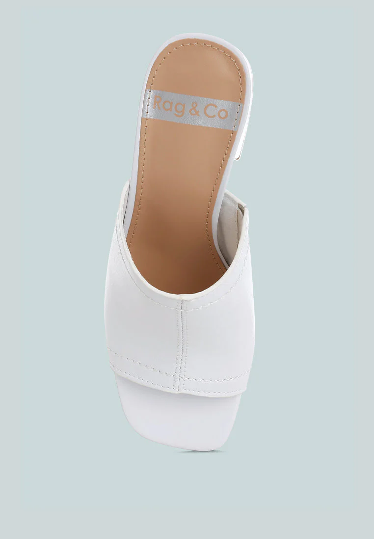 Wuling Slip-On Soft Leather Heels - Image 5