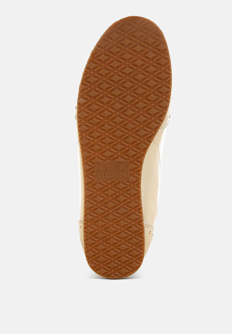 Yorika Studded Metallic Pleather Sneakers - Image 5