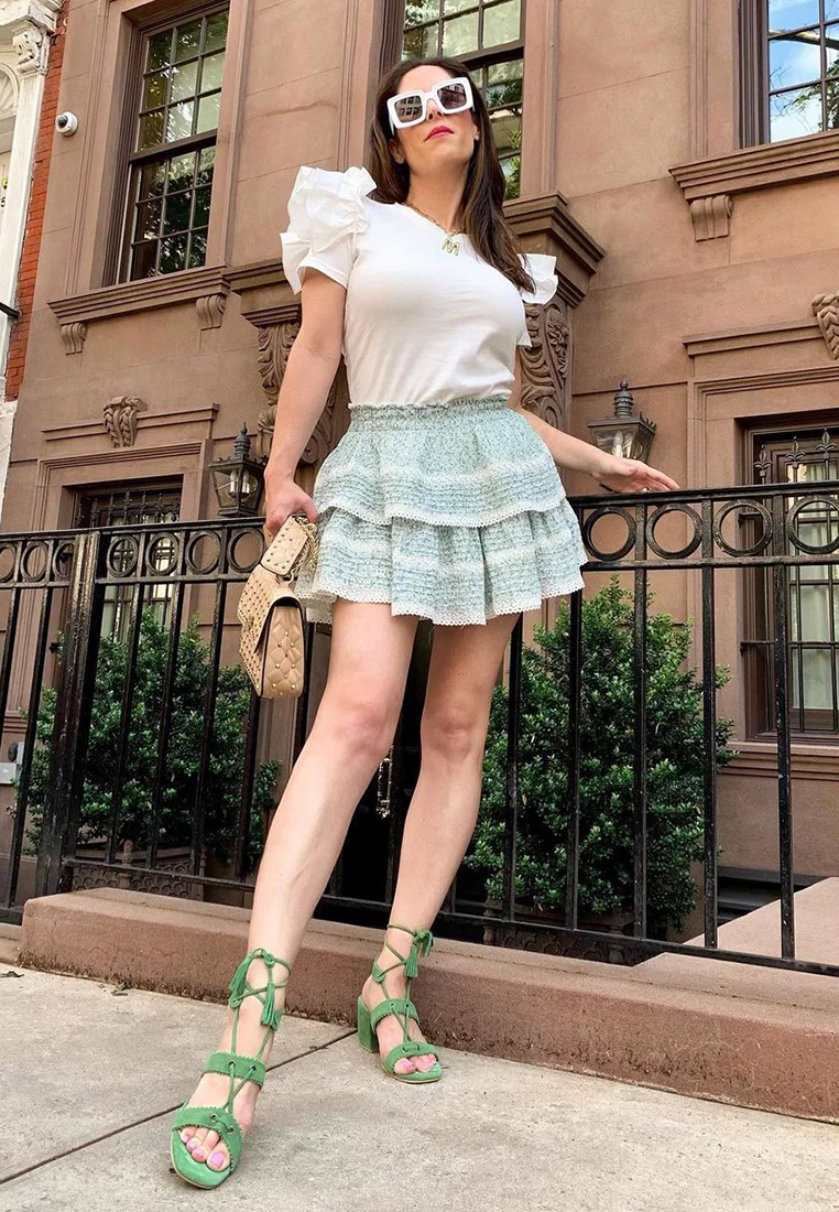 ZENA Green Suede Leather Sandal - Image 8